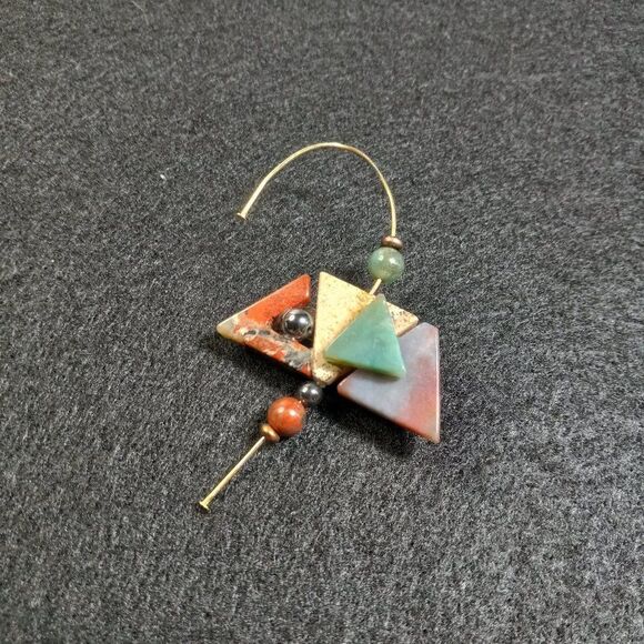 Artisian Brooch Multishaped and Colored - Picture 7 of 7